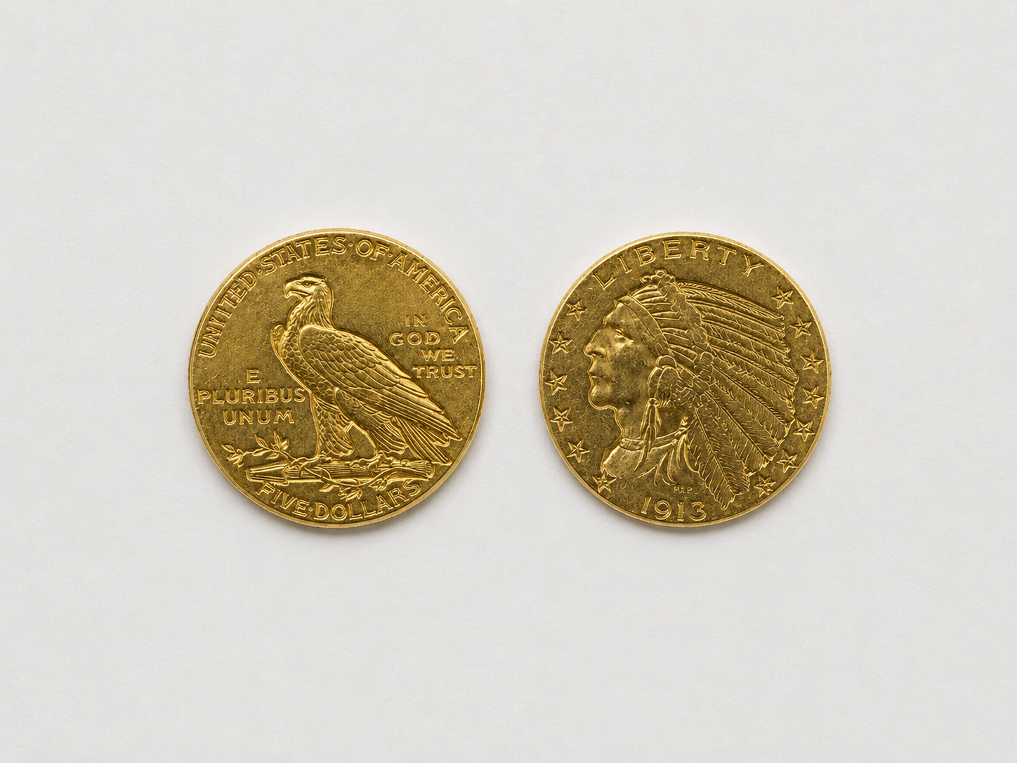 USA 5 Dollar, Indianerkopf 1913 USA - 5 Dollars - 1913