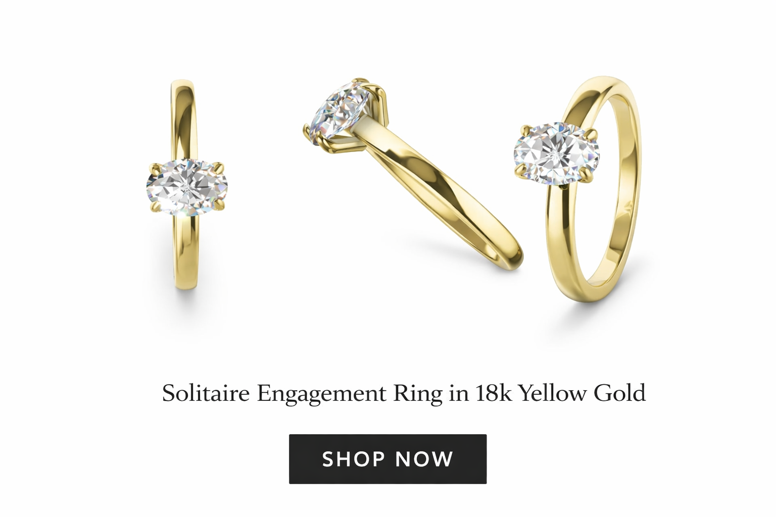 Solitärring X01 750 Gelbgold – 1,00 ct Lab Grown Diamant E/IF