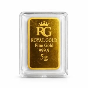 5 g Goldbarren Royal Gold (RG) – Feingold 999.9 – 24 Karat