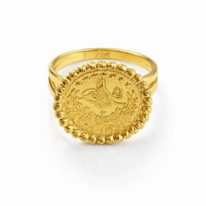 Dorika 1/4 Reşat Goldring – 22 Karat – Ringmaß 53