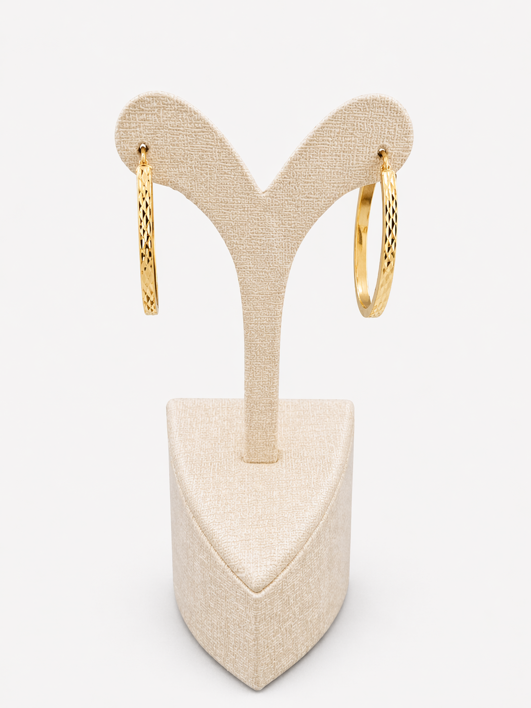 585 Gold Ohrringe 14K Damen – Elegante Schmale Creolen Gelbgold