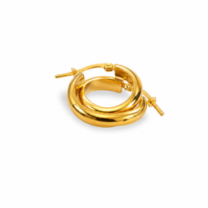 22K Gold Kinder Ohrringe – 1 g, Ø 7 mm