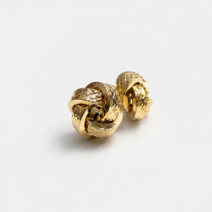 14K Gold Knoten-Ohrringe – 1,78 g