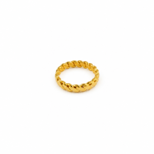 Gedrehter Ring aus 22 Karat Gold – 3,45 g – Ringgröße 50