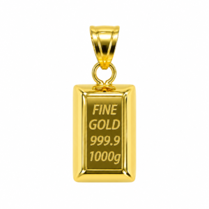 Goldbarren-Anhänger aus 22 Karat Gold – 1.69gr