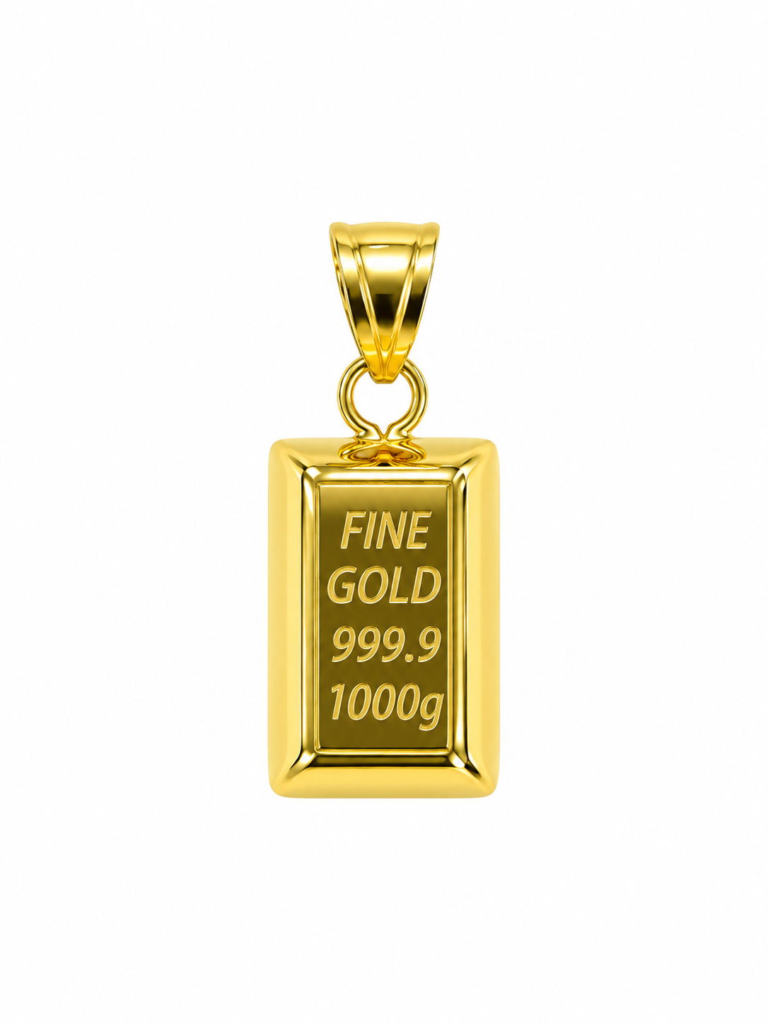 Goldbarren-Anhänger aus 22 Karat Gold – 2,37 g