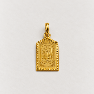 Allah-Anhänger aus 21 Karat Gold – 1,2 g