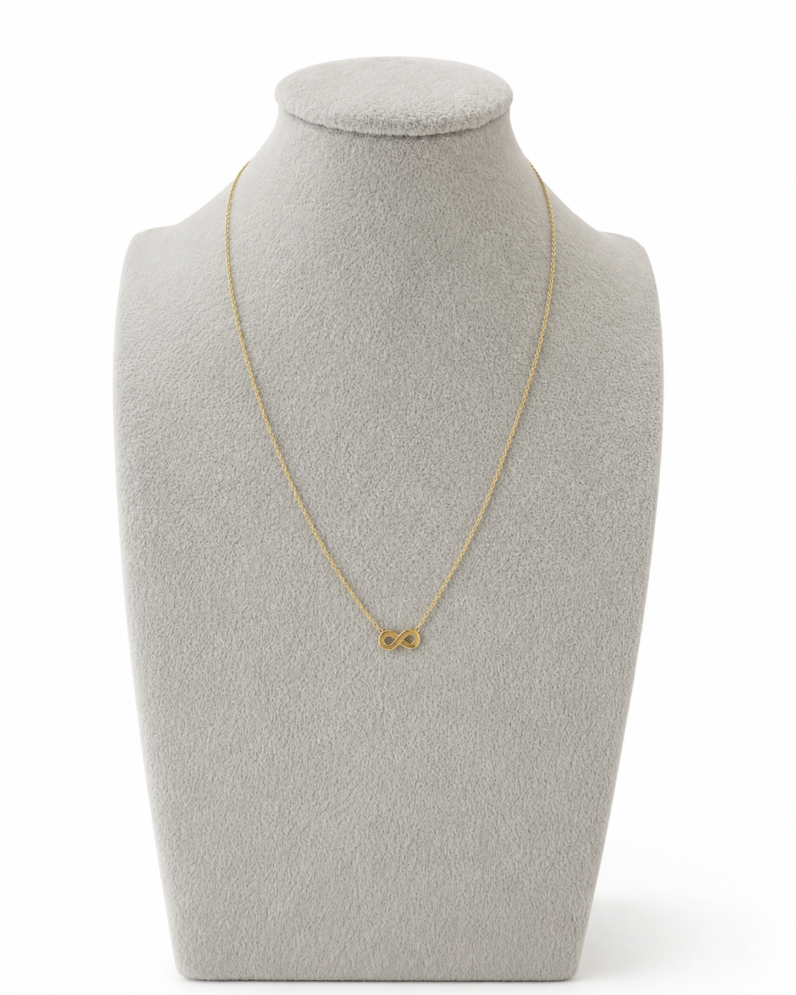 Unendlichkeits-Kette aus 14 Karat Gold – 1,82 g – 42 cm