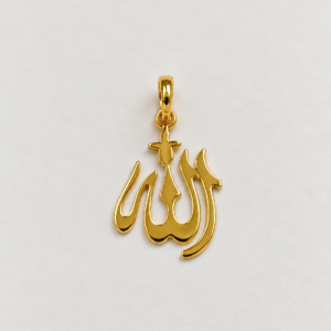 Allah-Anhänger aus 21 Karat Gold – 1,0 g