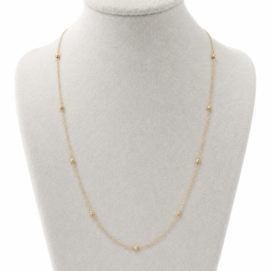 Kugelkette aus 14 Karat Gold – 2,56 g – 49 cm