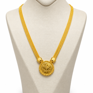 22 Karat Gold Kette mit Yarım Reşat Münze – 22,37 g