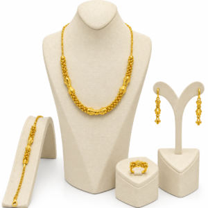 22 Karat Gold Schmuckset – 42,28 g – 4-teilig