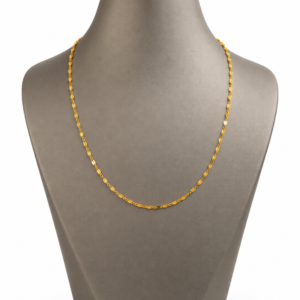22 Karat Goldkette 1,06 g – 45 cm Filigrane Damen Halskette aus 916 Gold
