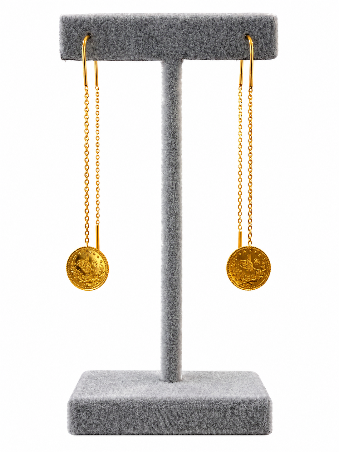 22 Karat Mini Reşat Goldmünzen Ohrringe – 2,93 g | 916 Gold