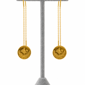 22 Karat Yarim Reşat Goldmünzen Ohrringe – 8,69 g | 916 Gold