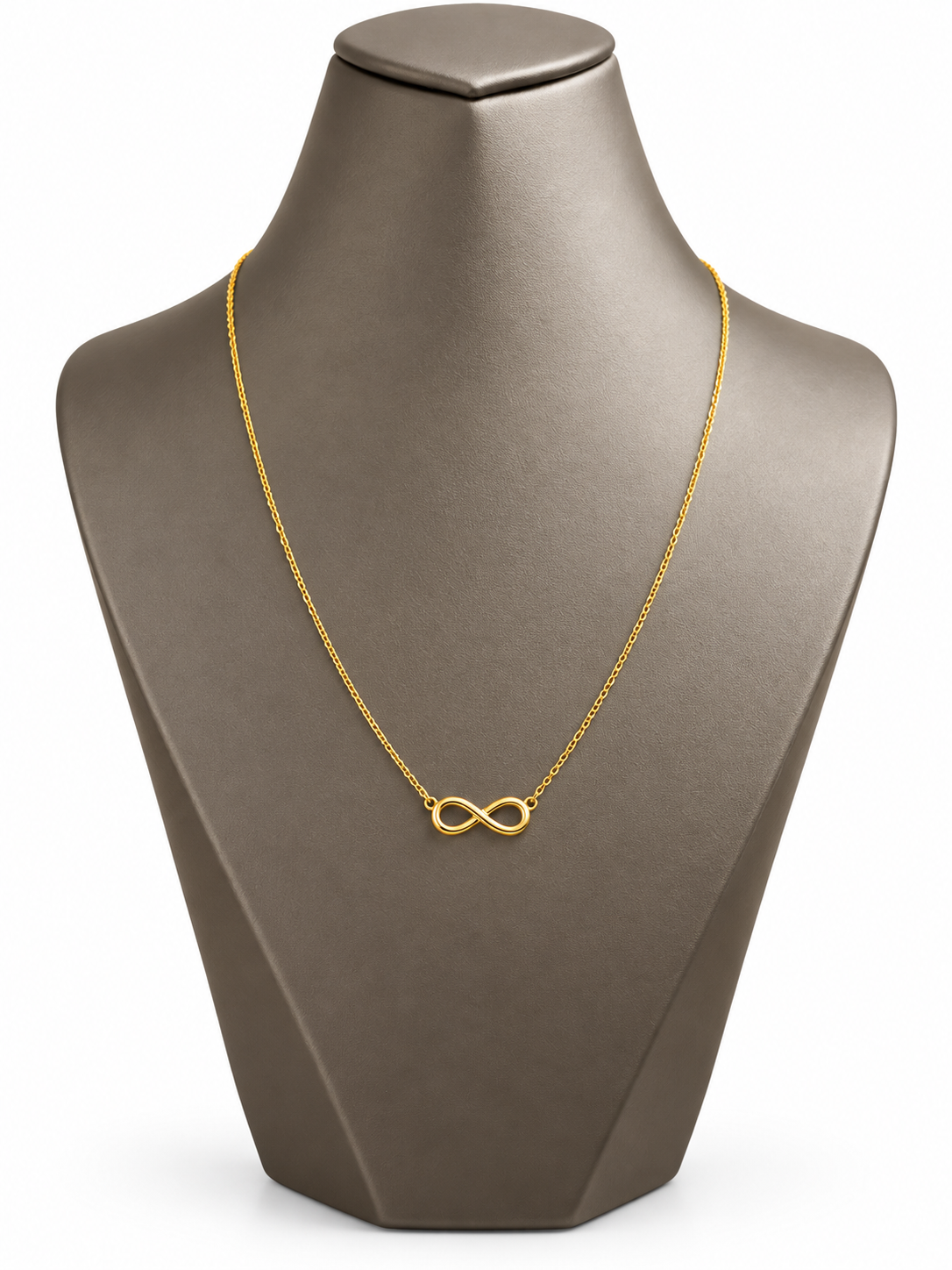 14 Karat Goldkette mit Infinity Anhänger – 1,77 g – 45 cm – 585 Gold